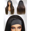Julia Hair 12A Headband Wig Human Hair Yaki Straight Glueless