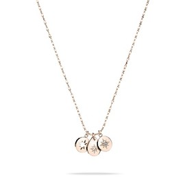 Tamaris Necklace, Stainless Steel, Cubic Zirconia