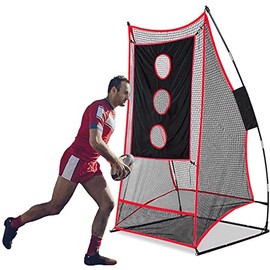 ANDGOAL Football Throwing Net - Football Kicking Net Portable, Football Kicking Net, Football Net for Kicking Throwing, Kicking Net for Football with Carry Bag