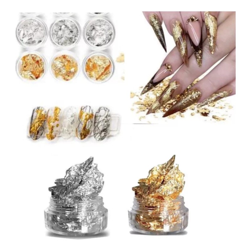 A4f Solutions Hoja De Oro Para Decoración De Uñas Y