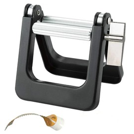 UDQYQ Metal Tube Squeezer Tube Squeezer for All Tubes Aluminium Toothpaste Tube Presser Plus with Long Size 8 cm for Artists, Hairdressing Salon, Painters (Black)