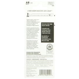 OLFA 5010 AB-10B 9mm Snap-Off Silver Blade, 10-Pack