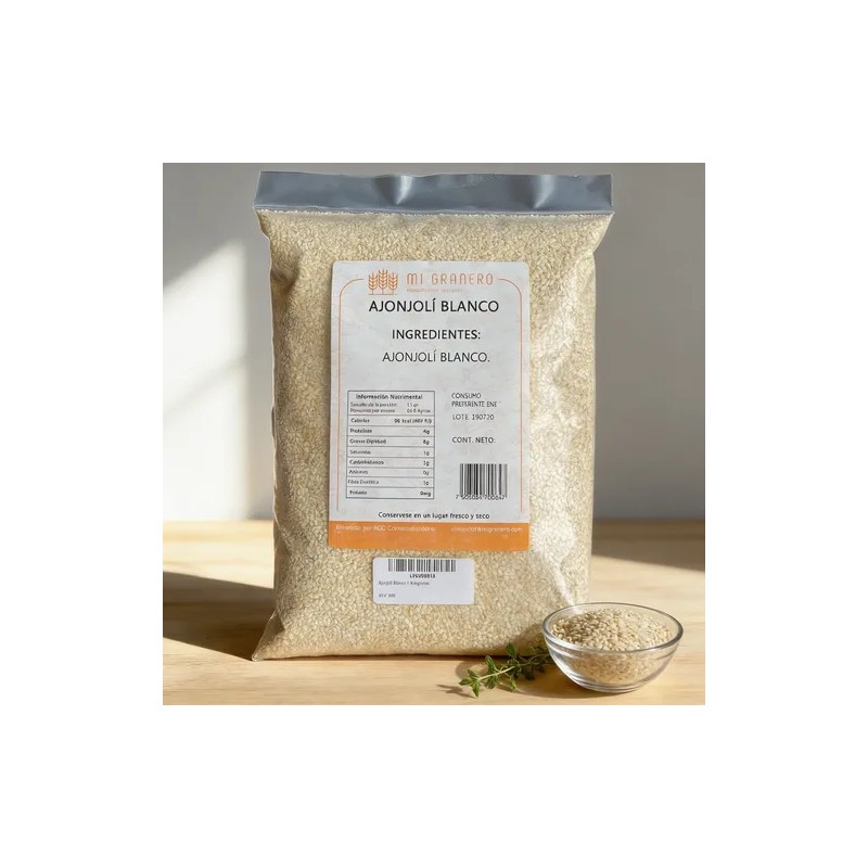 Ajonjolí Blanco 1 Kilogramo
