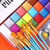 Ucanbe Face Body Paint Set-athena Painting Palette,10 Professional Artist
