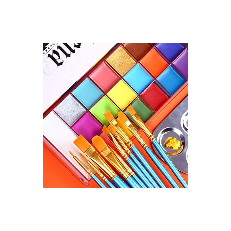 Ucanbe Face Body Paint Set-athena Painting Palette,10 Professional Artist