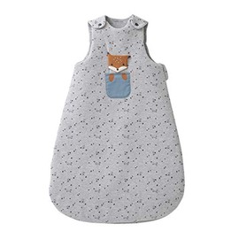 Vertbaudet Sleeveless baby sleeping bag, fox, grey mixed