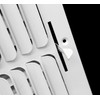 6"w x 6"h 3-Way Fixed Curved Blade AIR Supply Diffuser