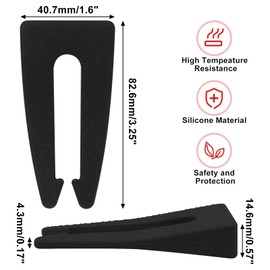 5pcs Gas Stove Knob Locks, Oven Lock Child Safety Gas Stove Knob Covers, Baby Proof Stove Knob Covers Lock Gas Stove Child Safety Knob Locks Childproof Baby Proofing Oven Safety Lock No Tools (Black)