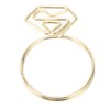 100Pcs Cute Paper Clips Ring Style Anti Slip Sturdy Electroplated