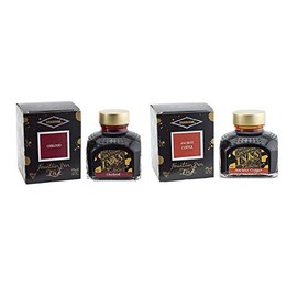 Diamine Fountain Pen Ink 80ml - Oxblood & Ancient Copper - 2 Pack