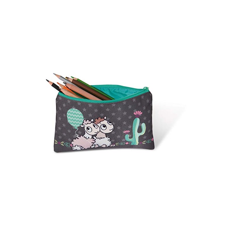 NICI Lama-Babies Pencil Case Flat 22.5 x 13 cm