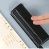 6-Hole Desktop Puncher, A5 Ring Binder Hole Punch Adjustable Spacing