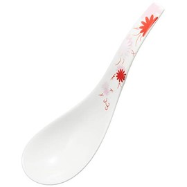 有田焼 Happy Breeze, kiln fired ceramic spoon Bouquet (Red) R2209