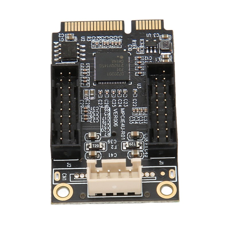 Mini PCIE to USB3.0 Front Expansion Card Dual 19PIN 5Gbps