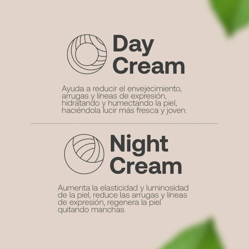 Kit Crema Dia Y Noche Para Rostro. B Life