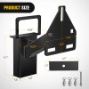 Nilight Spare Tire Carrier Mount Stake Pocket Boat 3-Nuts Trailer