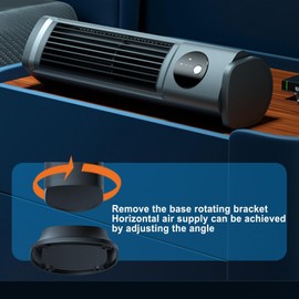 Car Air Conditioner Fan - Three Gears Small Room AC, Personal USB Air Conditioner With Automatic Shaking for Women Men