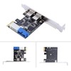Multibao 2 Ports PCI-E USB 3.0 with 4 Pin molex