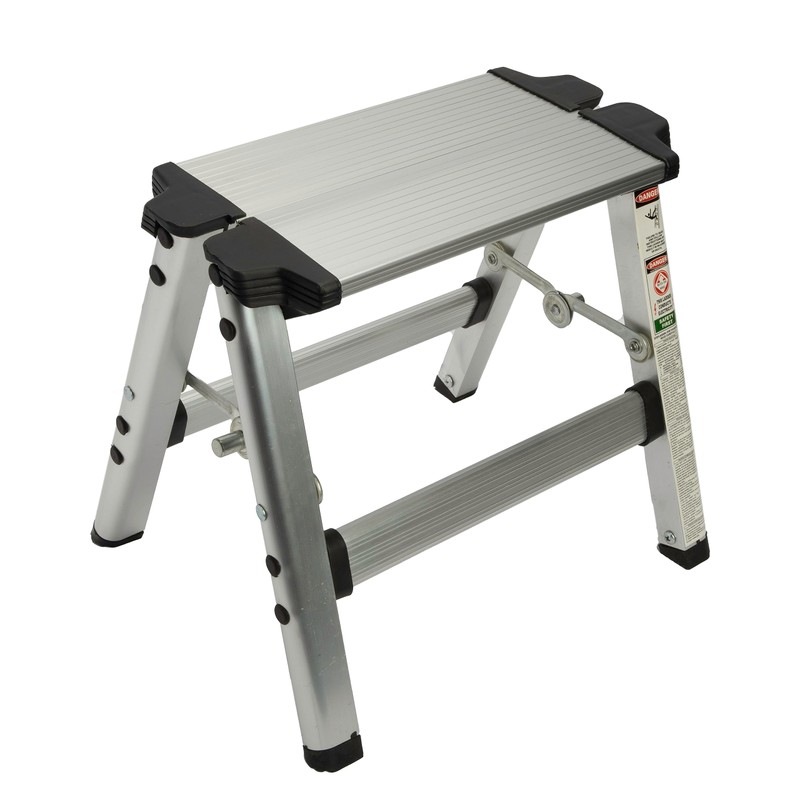 Quick Products QP-FOSS Slim-Profile Easy Folding One-Step Stool - 200