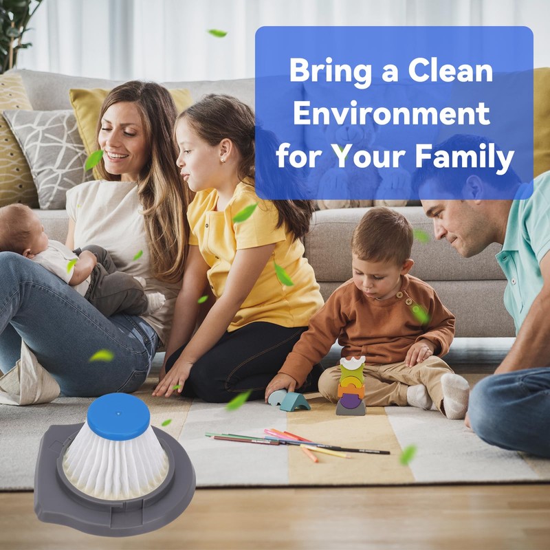 HLVCF10 Vacuum Filter Replacement Compatible with BLACK and DECKER Dustbuster