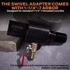 KSEIBI Water Core Bit Adapter, 1-1/4-7 Female, Water Swivel Adapter,