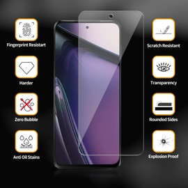 WowFluy 3 Pack for Motorola Moto G Stylus 5G (2023) [5G Model Only] [Not Fit for 2020-2022 Version] Tempered Glass Screen Protector, Scratch-Proof, Bubble-Free,HD Transparent, 9H Hardness,Bubble Free