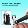 Toe Nail Clippers for Thick Nails - 360° Rotating Long