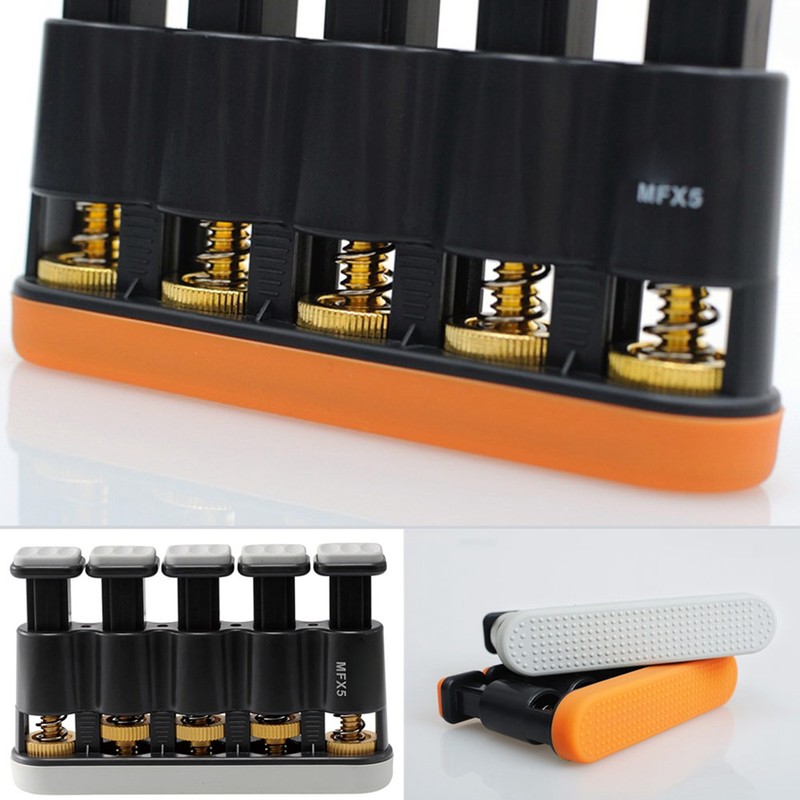 Finger Strengthener Exerciser Adjustable Tension Plastic Trainer for Musician Guitarist