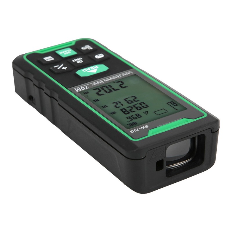 SW-70G 70m Handheld LCD Digital Green Beam Laser Distance Meter