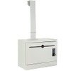 Over-the-Door Steel Box - Specimen Containers, Payment Drop box, Key Drop Off Box, Night Drop Box - Height Adjustable Range of 6.5'', Removable Hinge for Optional Wall Mount
