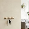 Goo-Ki Champagne Bronze Zinc Alloy Coat Hook - 3.15 ''（80mm）