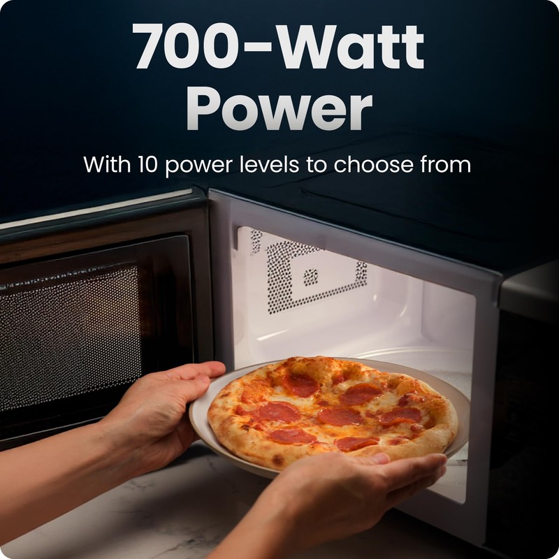 Chefman Countertop Microwave Oven 0.7 Cu. Ft., 700 Watts with