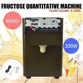 110V 330W 8000CC/ 2.11GAL Bubble Tea Equipment Fructose Quantitative Machine Fructose Dispenser