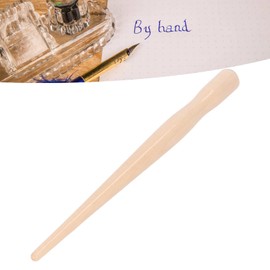 Ejoyous 10 Pcs Pen Nib Holder, Sandalwood Dip Pen Holder Comfortable Grip Comic Pen Nibs Holder for Art Painting English Calligraphy (Wood Color)