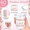 Funnymoom 60 Pack Pink Baby Shower Cups 12 oz It's