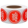 Hylabelest USE First Trilingual Removable Label 1.5 Inch Freezer Stickers