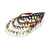 Ficcare Ella Headband Italian Acetate Hair Accessories in Tortoise color