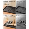 tchdio Extra Large Boot Tray Rubber Boot Tray, Non Slip