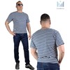 Genuine Striped Short Sleeved T-Shirt Top Cotton Sailor Shirt Original