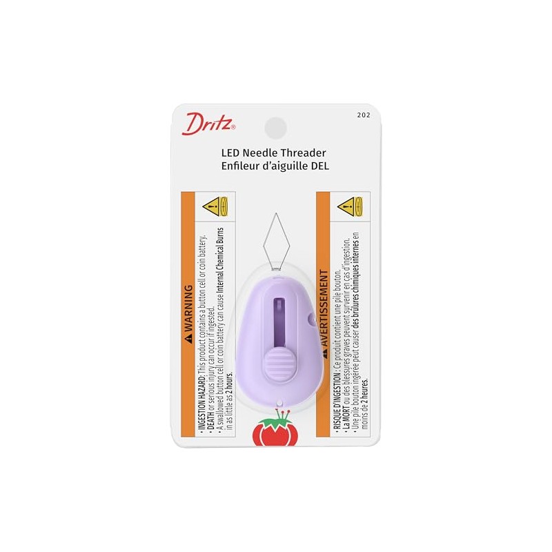 Dritz Enhebrador de Agujas LED 202 con Cortador, Verde