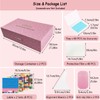 Lanzeyo Diamond Painting Storage Kit with 60 Large Lidded Clear