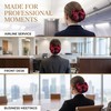 Wine Red Women Hair Snood Net Bowknot Decor Barrette Elastic