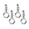 SZJIUZYD 4Set 3/8"x1" Eye Bolt with Nuts, Stainless Steel Shoulder