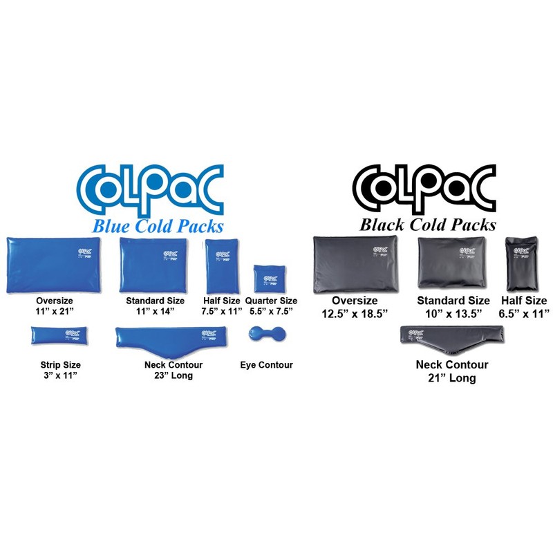 Chattanooga CHT358NK Neck Contour Polyurethane Cold Pack, 21-Inch, Black