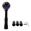 Blueshyhall Gear Knob Purple Round Ball with Stars Motif, Universal