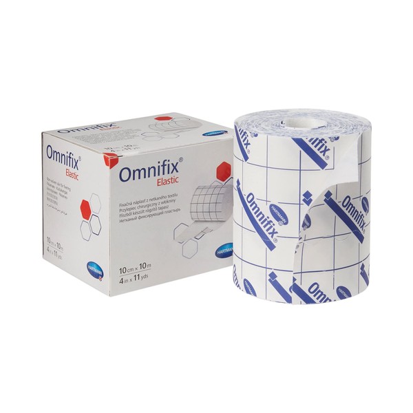 Omnifix Dressing Retention Tape, Skin Friendly Nonwoven 4 Inch X 10 Yard White, 900603 - One Roll