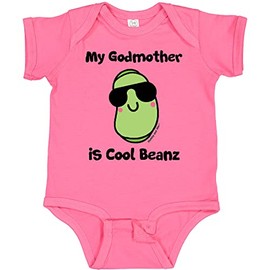 inktastic Cool Beans Godmother Baby Bodysuit Newborn Hot Pink - Flossy and Jim 2b989
