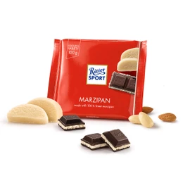 Ritter Sport Dark Chocolate with Marzipan Filling 100g/3.52oz (Pack of 2)