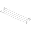 PATIKIL 4pcs 20cm Safety Security Cable Wire Stainless Steel 20cm