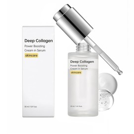 Maison Deep Collagen Serum, Deep Collagen Maison Cosmetics, Korean Skincare Collagen Anti-Ageing Serum for Smoothing Fine Lines & Wrinkles, Moisture & Firming Skin Care